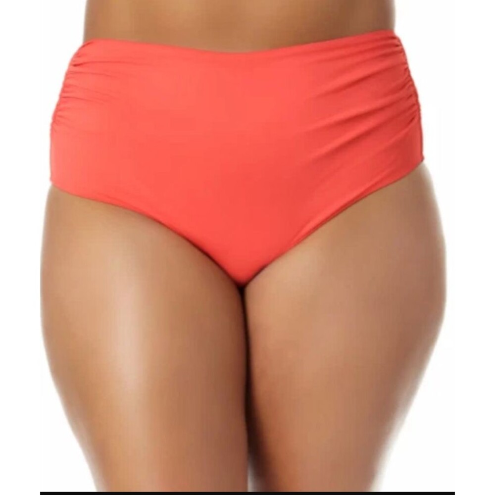 Anne Cole 20W ORANGE Plus Size Live in Color Convertible Bikini Swim Bottom